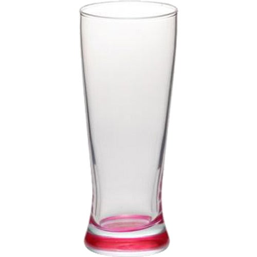 透明/粉紅色底比爾森玻璃