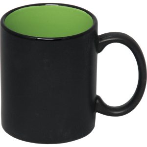 黑色/綠色 Fuzion 兩色馬克杯