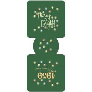 Merry and Bright KOOZIE® britePix Holiday Can Kooler