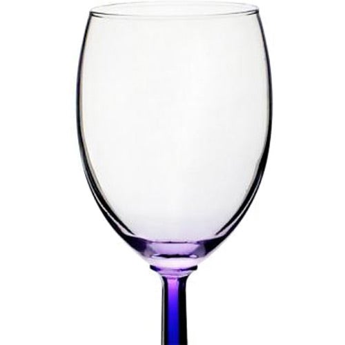 透明/紫底利比納帕鄉村酒杯