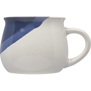 白色/鈷藍色 Nova Drip Glazed 陶瓷杯