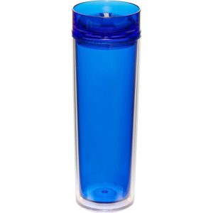 半透明藍色塑料超薄玻璃杯