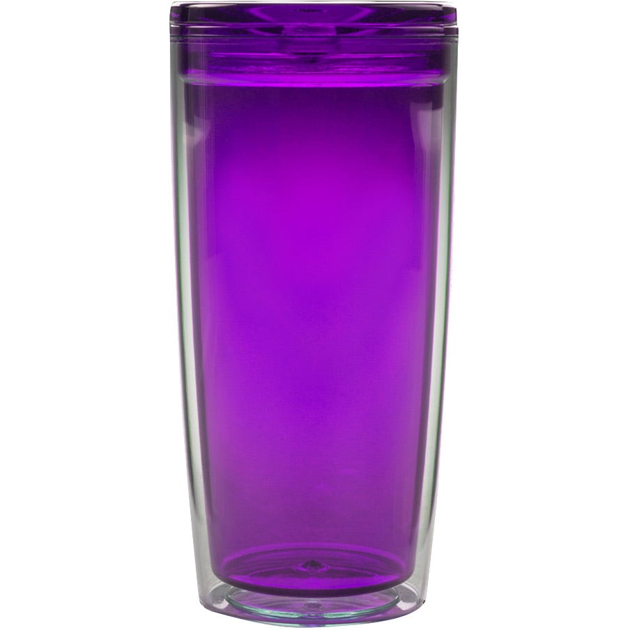 半透明紫色半透明塑料不倒翁