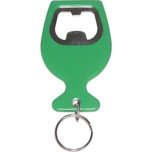 綠色酒杯造型開瓶器鑰匙扣