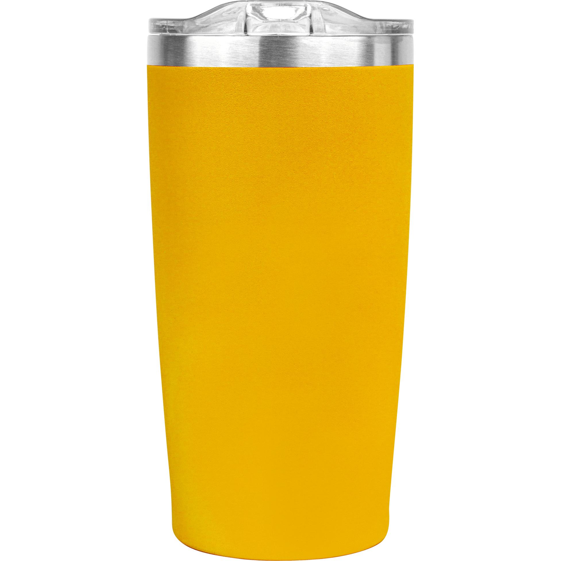 黃色金剛狼粉末塗層玻璃杯