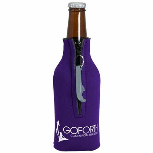 帶開瓶器的紫色拉鍊瓶苦力