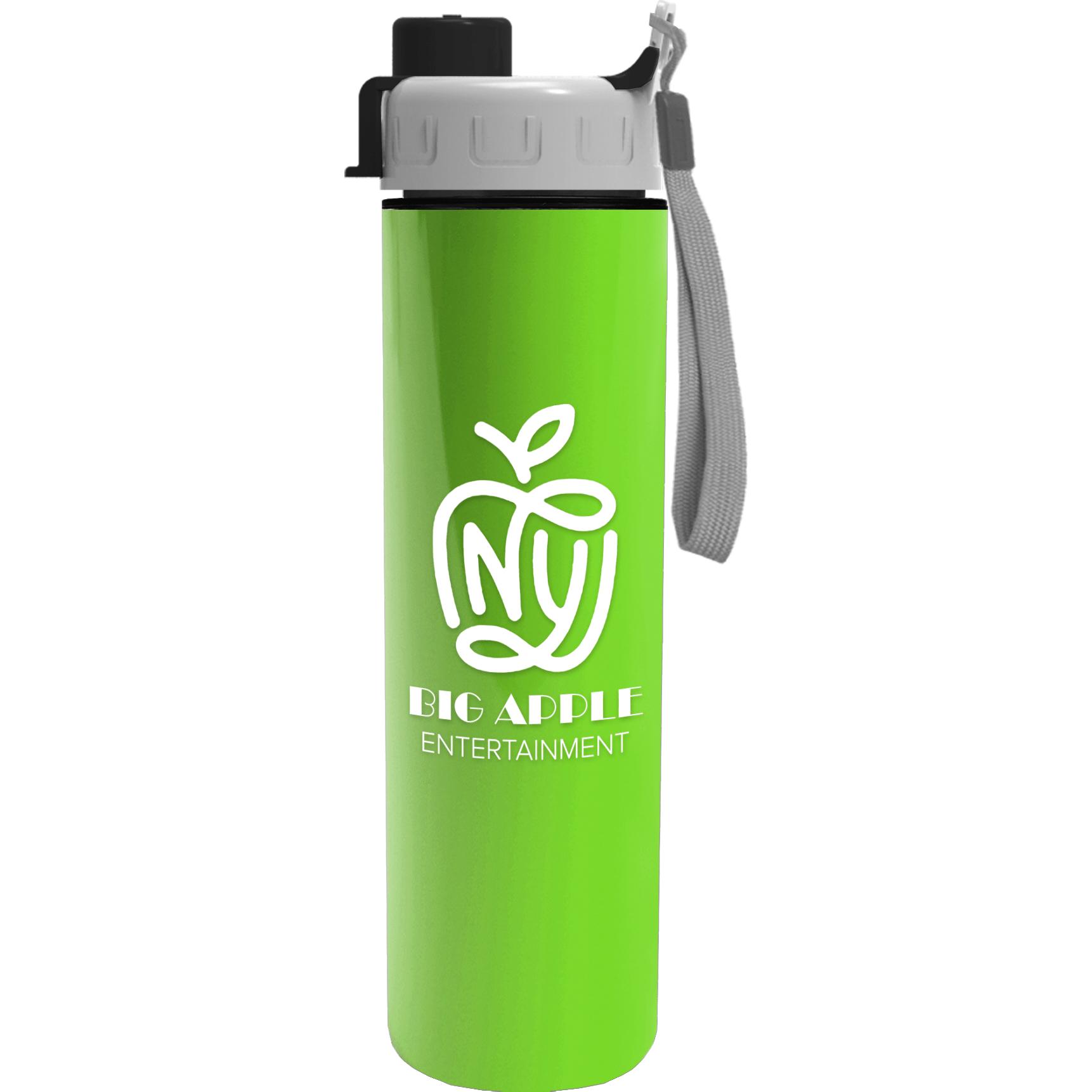 Lime Green Slim Travel Tumbler with Quick Snap Lid