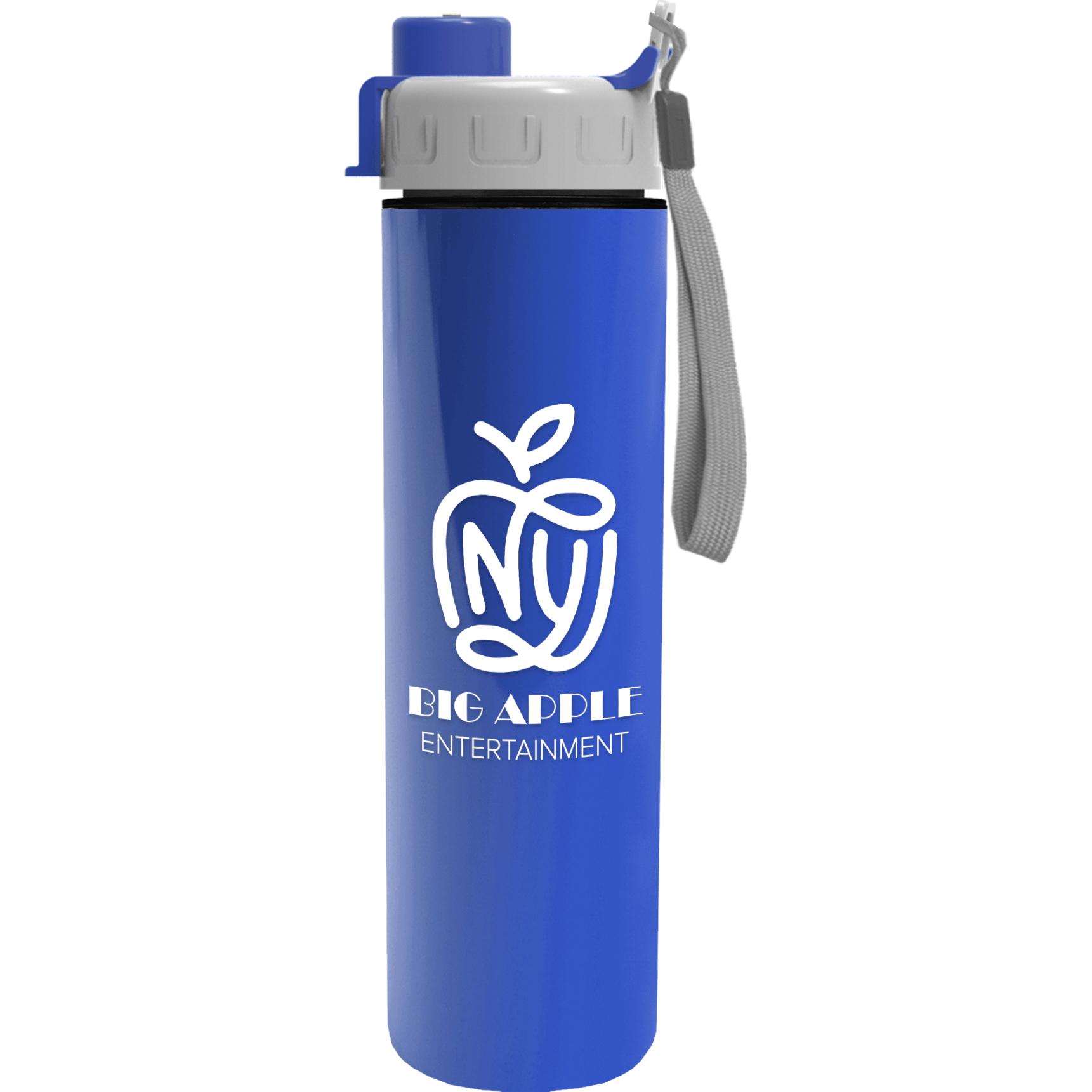Royal Blue Slim Travel Tumbler with Quick Snap Lid